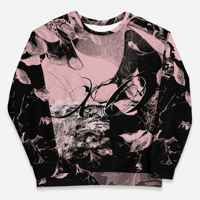 Lost Blossom Fleece Print Sweatshirt