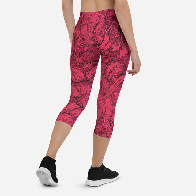 Roses Secret Capri Leggings