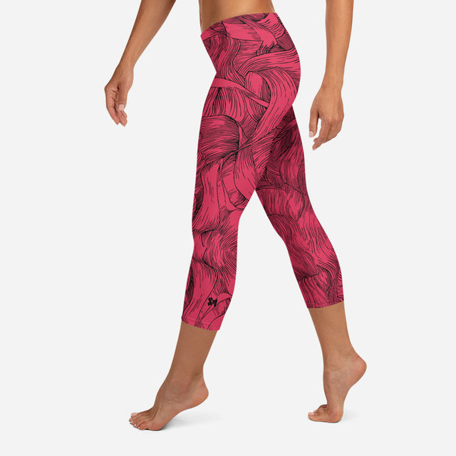 Roses Secret Capri Leggings