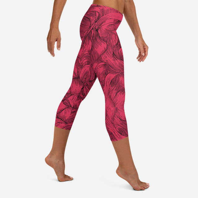 Roses Secret Capri Leggings