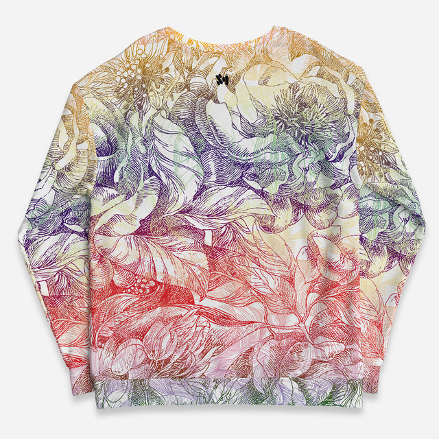 Trust Me Print Fleece Sweatshirt (Plus Size)